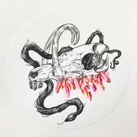 Image 2 of 10" x 10" ORIGINAL DRAWING FRAMED - You're the glitter in the dark