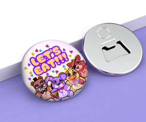 Bottle Opening Fridge Magnets