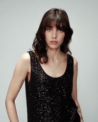 Image 1 of Camiseta Tirantes Ode Negra