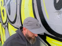 Image 1 of GRIZZ SMILEY  5 panel hat