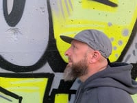 Image 3 of GRIZZ SMILEY  5 panel hat