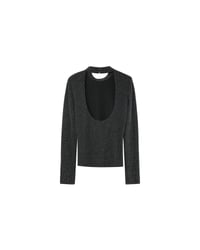 Image 6 of Top Orlando Manga Larga Plata