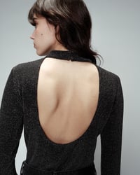 Image 4 of Top Orlando Manga Larga Plata