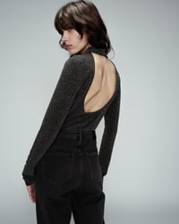 Image 3 of Top Orlando Manga Larga Plata