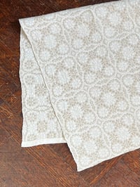 Image 2 of Mehitabel's Overshot Napkin in Hemp and Linen 
