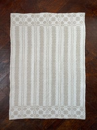 Image 4 of Mehitabel's Overshot Napkin in Hemp and Linen Long Table