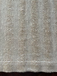 Image 4 of Undulating Twill Lap Blanket in Wool - Oat