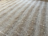 Image 5 of Undulating Twill Lap Blanket in Wool - Oat