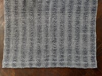 Image 2 of Undulating Twill Lap Blanket in Wool - Indigo