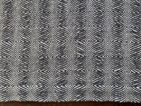 Image 1 of Undulating Twill Lap Blanket in Wool - Indigo