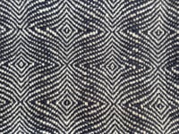 Image 4 of Undulating Twill Lap Blanket in Wool - Indigo