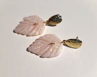 Image 1 of Leaf Dangle Opal style