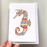 Image 1 of "Seahorse" Card