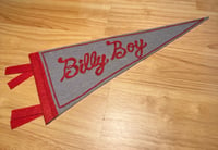 Pennant Flag with thick text and border