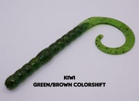 Image 6 of 7.5" Curly Sue Worm (8pk) (Traditional Colors)