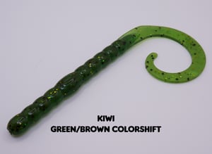 Image of 7.5" Curly Sue Worm (8pk) (Traditional Colors)