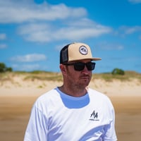 Image 5 of Contrast Truckers Cap - Khaki/Black