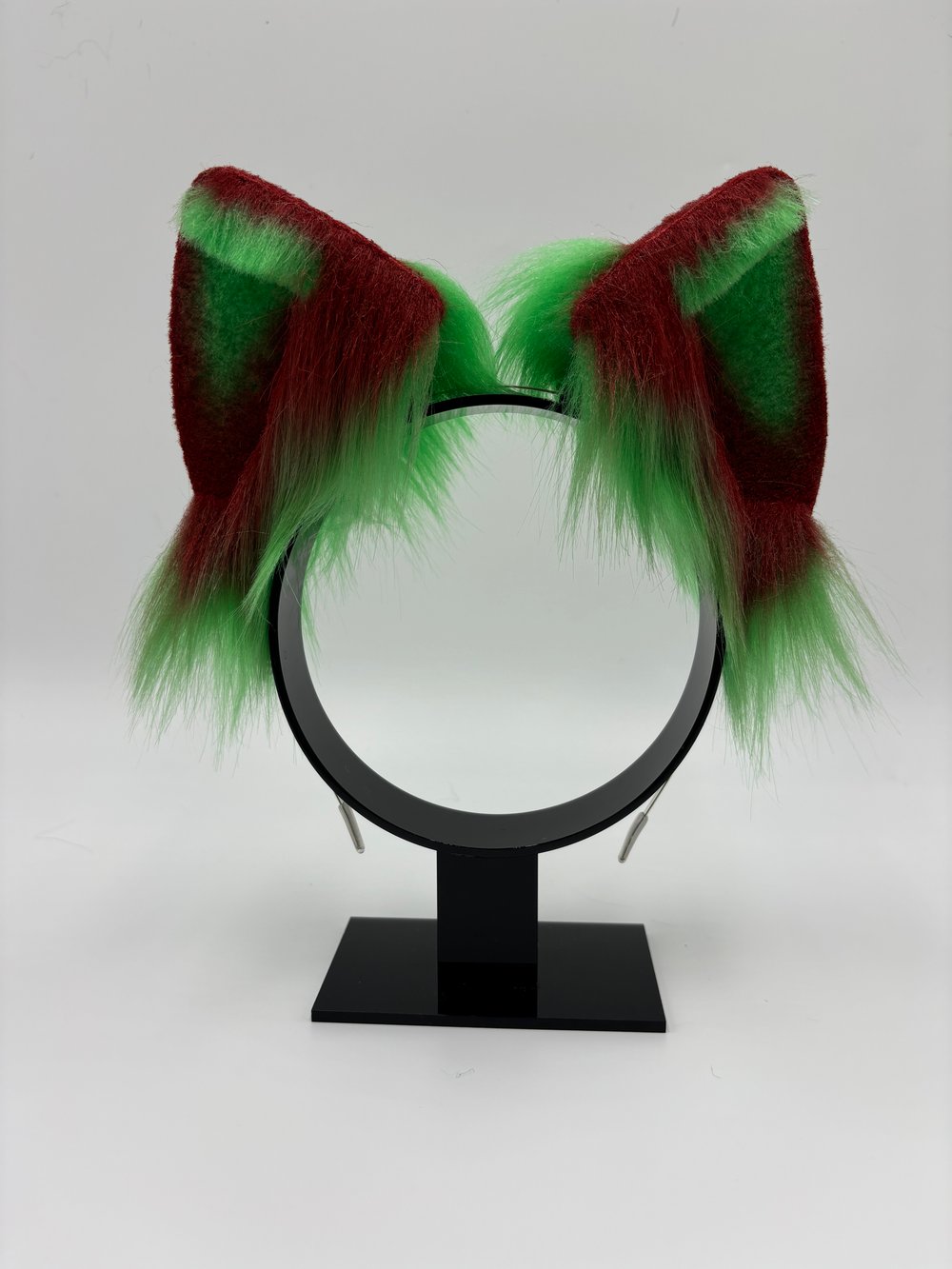 Image of Green & Red Cat Ears