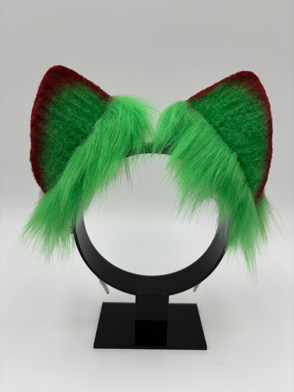 Image of Green & Red Cat Ears