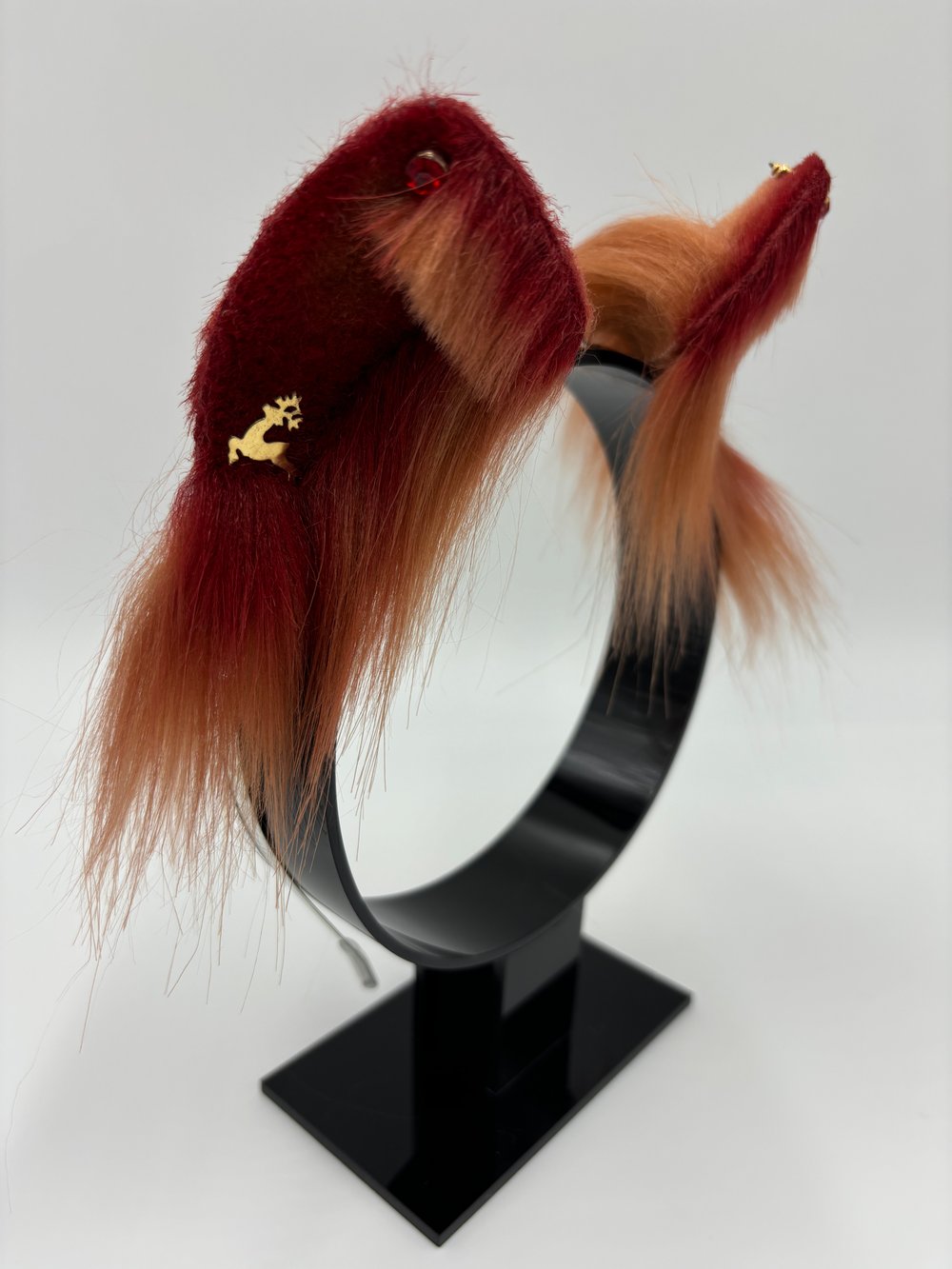 Image of Warm Christmas Brown Kitten Ears