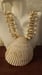 Image of LARGE LION PAW SHELL  NECKLACE W/TRIPLE MINIATURE SHELL STRANDS 