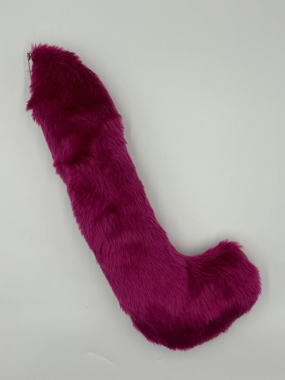 Image of Short Hot Pink Curved Tail 