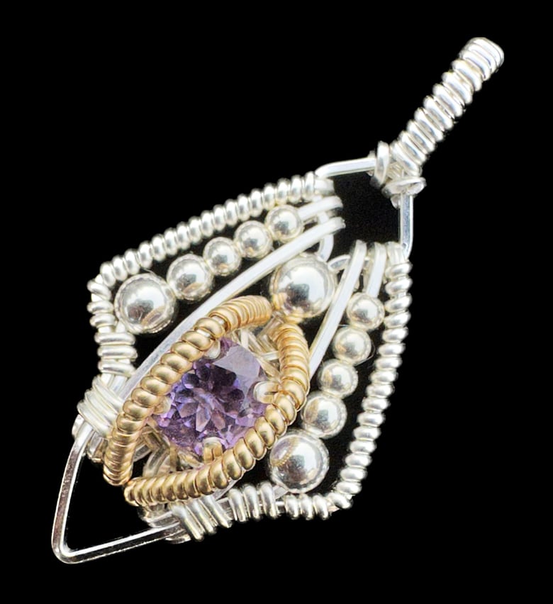 Image of Custom Brazilian Amethyst Mini Pendant