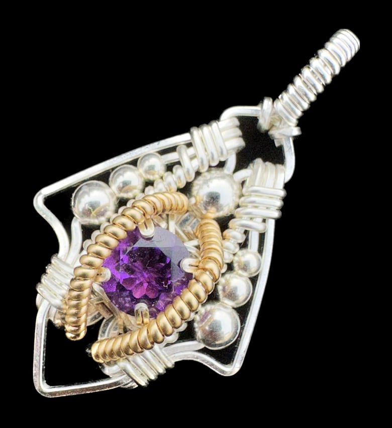 Image of Custom African Amethyst Mini Pendant