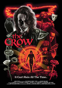 The Crow 1994  A3 print