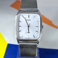 Image 3 of 1990 Seiko Spirit 'Tank' Steel Quartz Dress Watch (5e31-5B50)