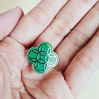 Image 2 of Ball Leaf Clover Pin