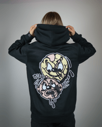 Image 3 of OVERTIME / @GOTHMUNEY / BLACK HOODIE