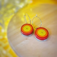 Red orange & gold