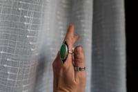 Image 2 of double peak turquoise ring (8.25)
