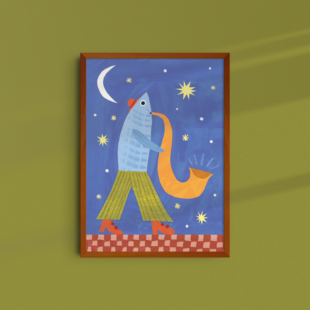 Fish Print HOLSEN Fish print holsen