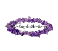Amethyst Chip Bracelet