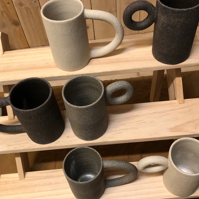 Mugs graphiques - grès chamotté