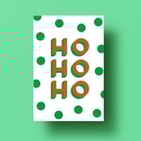 HO HO HO Christmas Cards Pack of 5
