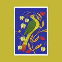 Image of L'oiseau au fond bleu