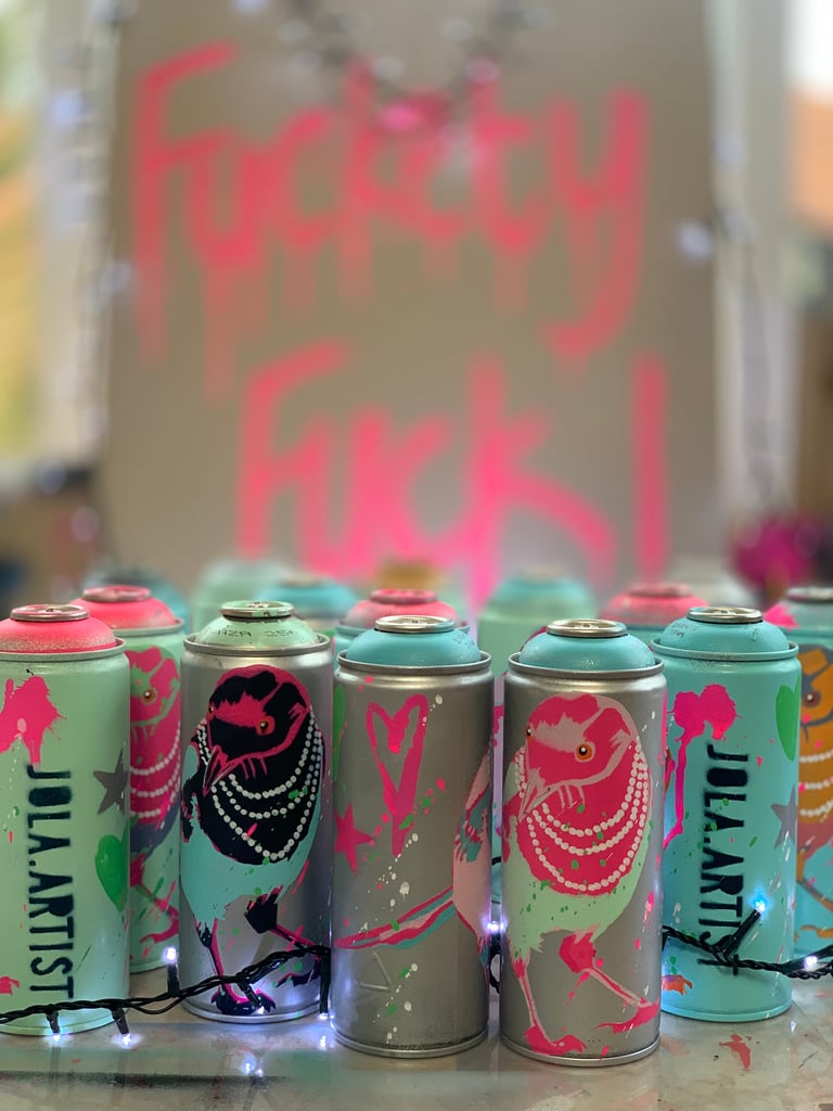 Limited Edition of 15 ‘Winter Wonderland Rebel’ Spent Cans Image 2