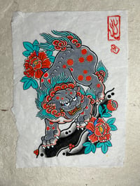 Handmade painting Karajishi