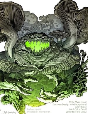 Image of <font color="yellow">*NEW*: 2 available</font> MTG: Mycotyrant- Artist Proof Signed