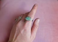 Image 2 of wide-band turquoise ring (9.25)