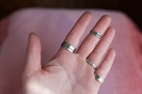 Image 6 of wide-band turquoise ring (9.25)