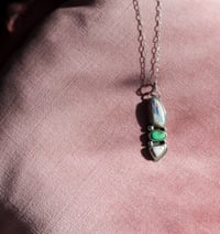 Image 1 of double opal/emerald valley talisman