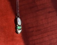 Image 2 of double opal/emerald valley talisman