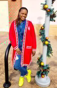 Image 1 of Long Sweater Cardigan 