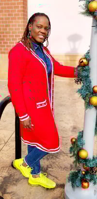 Image 2 of Long Sweater Cardigan 