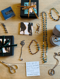 Image 5 of thunderbird statment necklace with Rumi quote