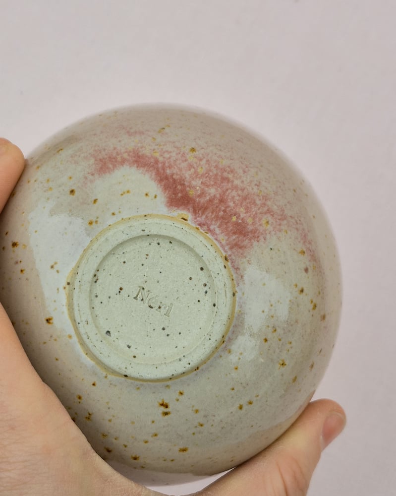 Image of Bol à thé pyrites & rose
